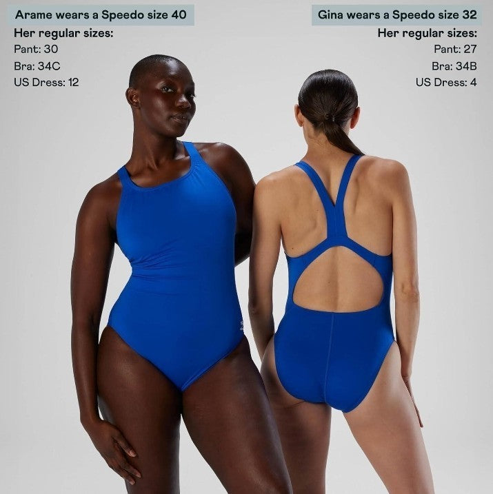 Speedo Women's Swimsuit One Piece Endurance+ Super Pro Solid Blue (14 US/40 EU)