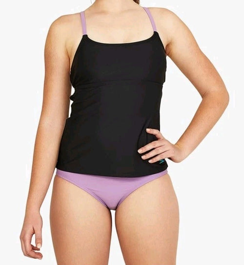 NWT Speedo Women's Swimsuit Top Tankini Scoop Medium (Top Only)